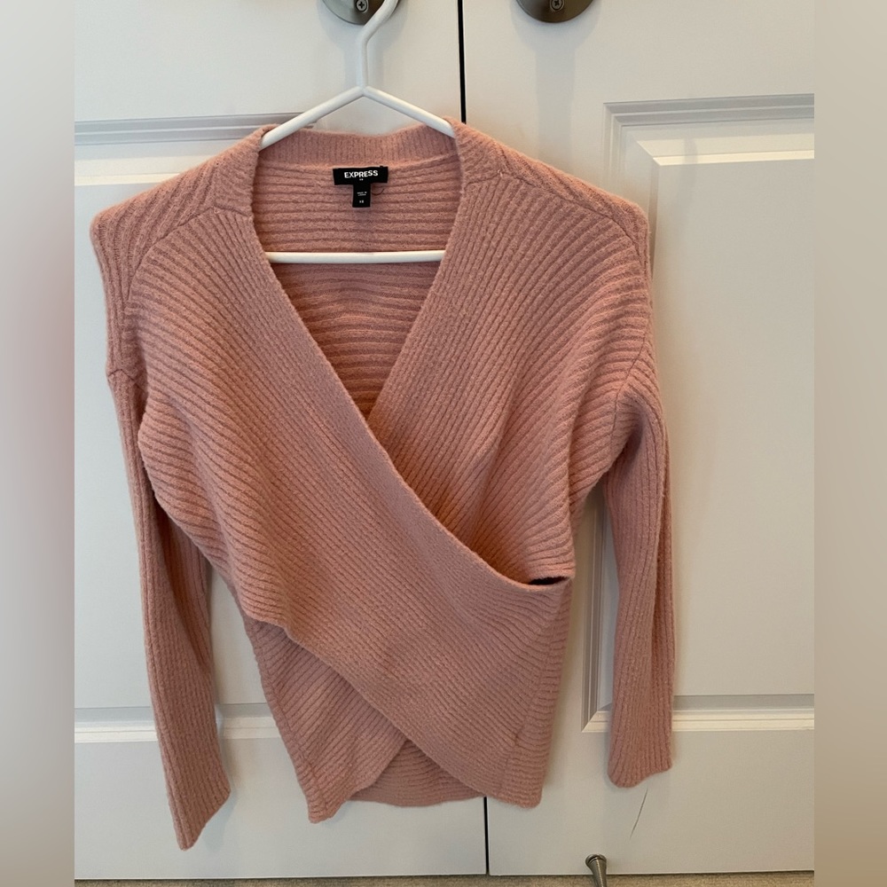 Express pink sweater- size XS